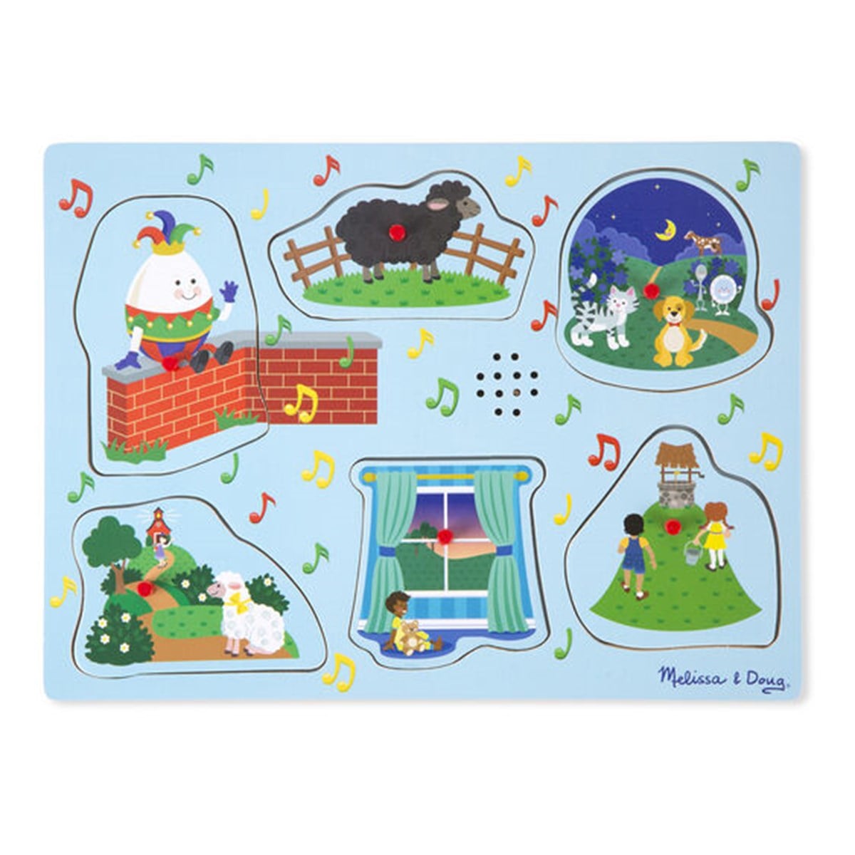 Melissa & Doug Ahşap Sesli Yapboz - İngilizce Çocuk Şarkıları 2