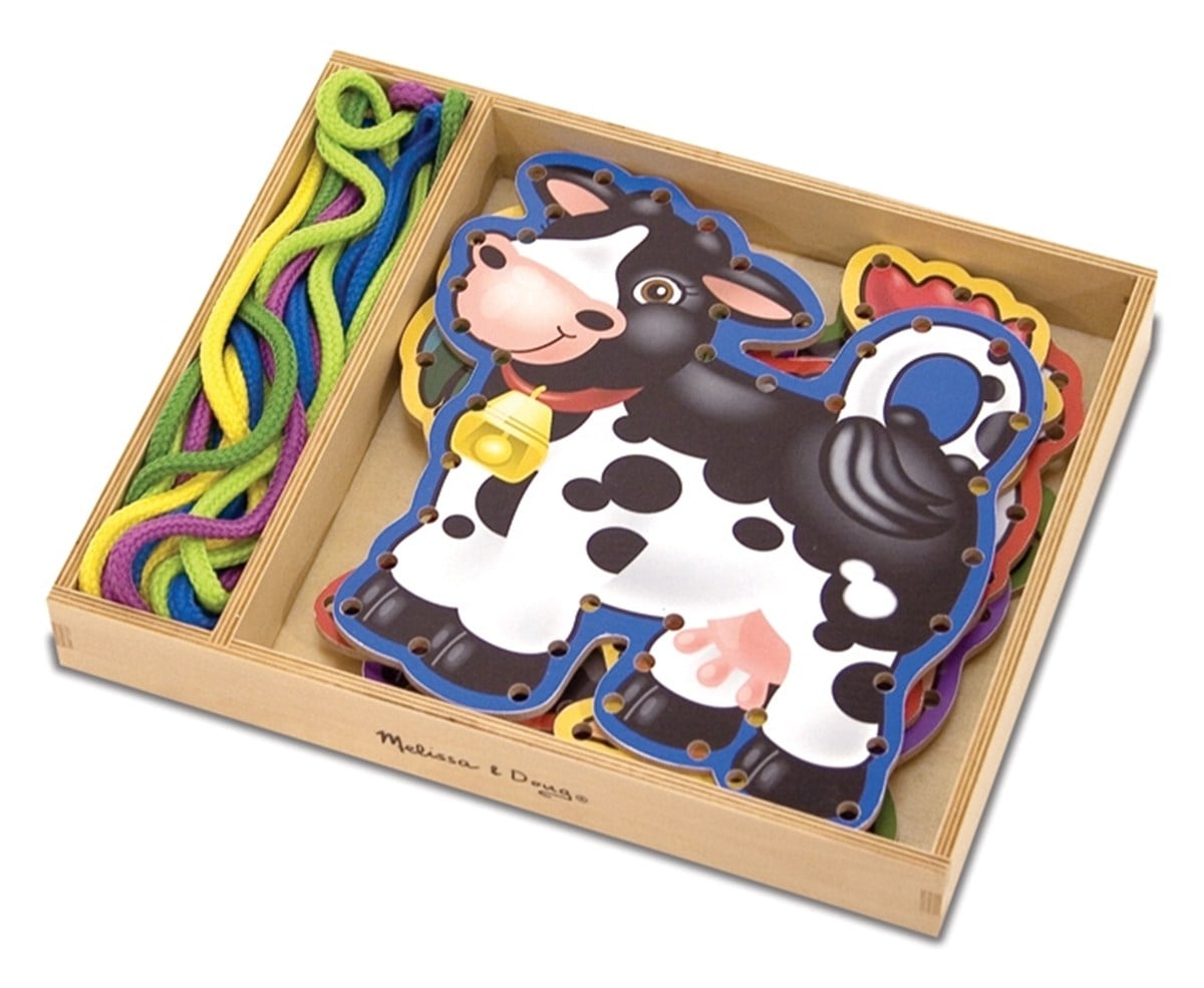 Melissa & Doug İp Geçirme Çiftlik Hayvanları 