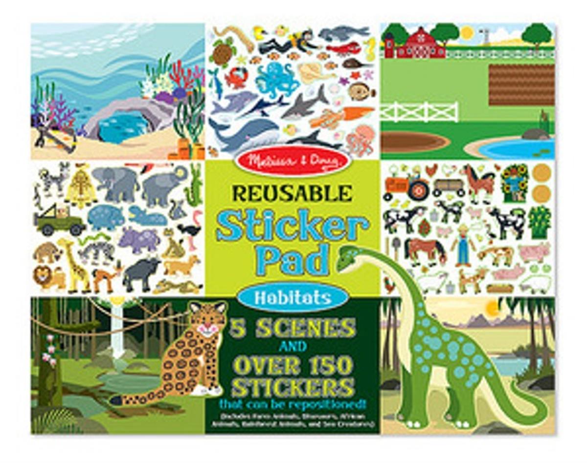 Melissa & Doug Tak Çıkar Çıkartma Kitabı - Hayvanlar