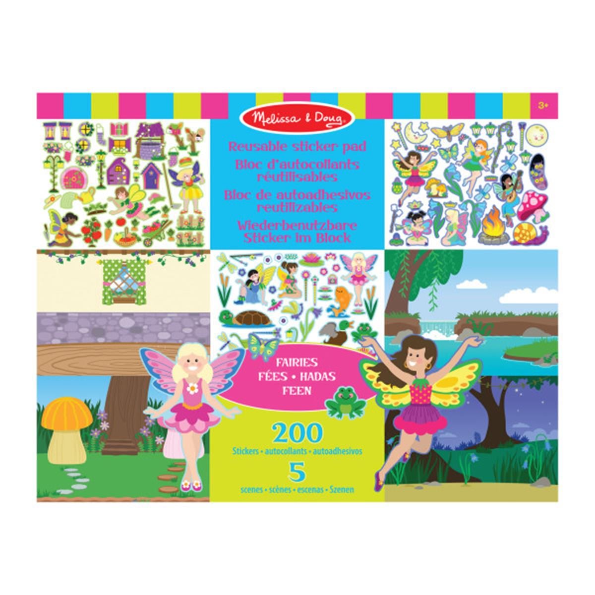 Melissa & Doug Tak Çıkar Çıkartma Kitabı - Periler