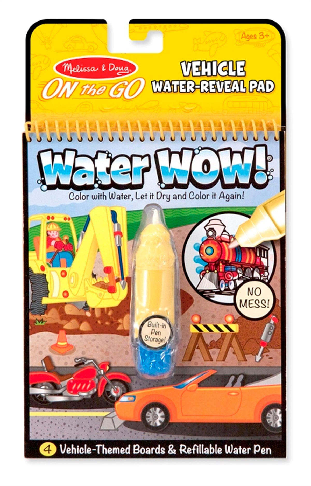 Melissa & Doug Water Wow! Su ile boyama kitabı-Araçlar