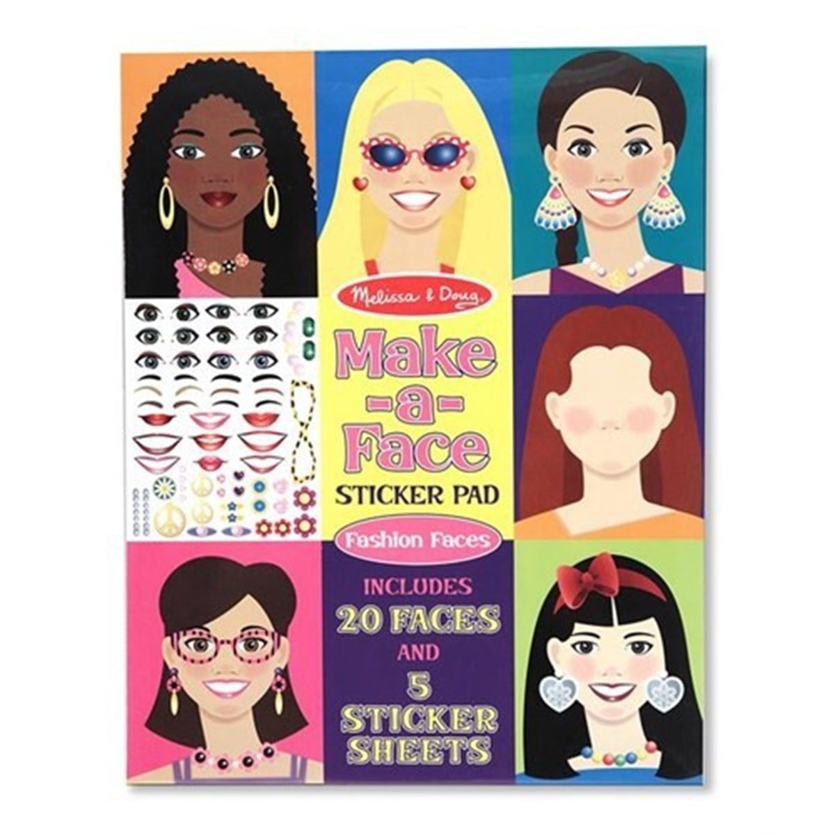 Melissa&Doug Çıkartma Kitabı - Yüzler