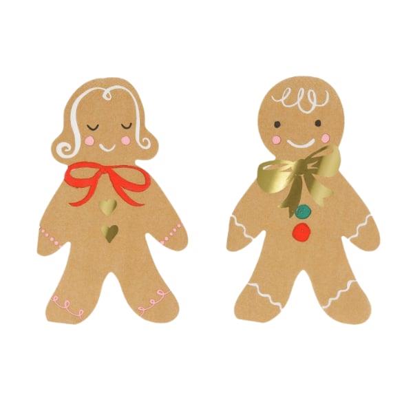 Meri Meri - Gingerbread Napkins - Zencefilli Kurabiye Peçete (16'lı)