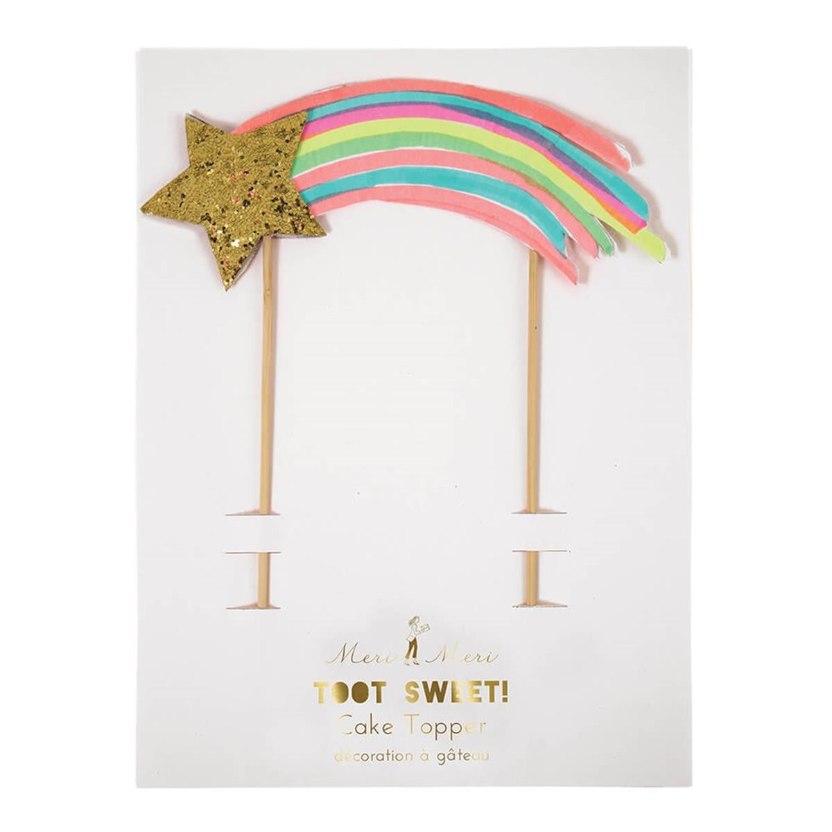 Meri Meri - Shooting Star Cake Topper - Kayan Yıldız Pasta Süsü