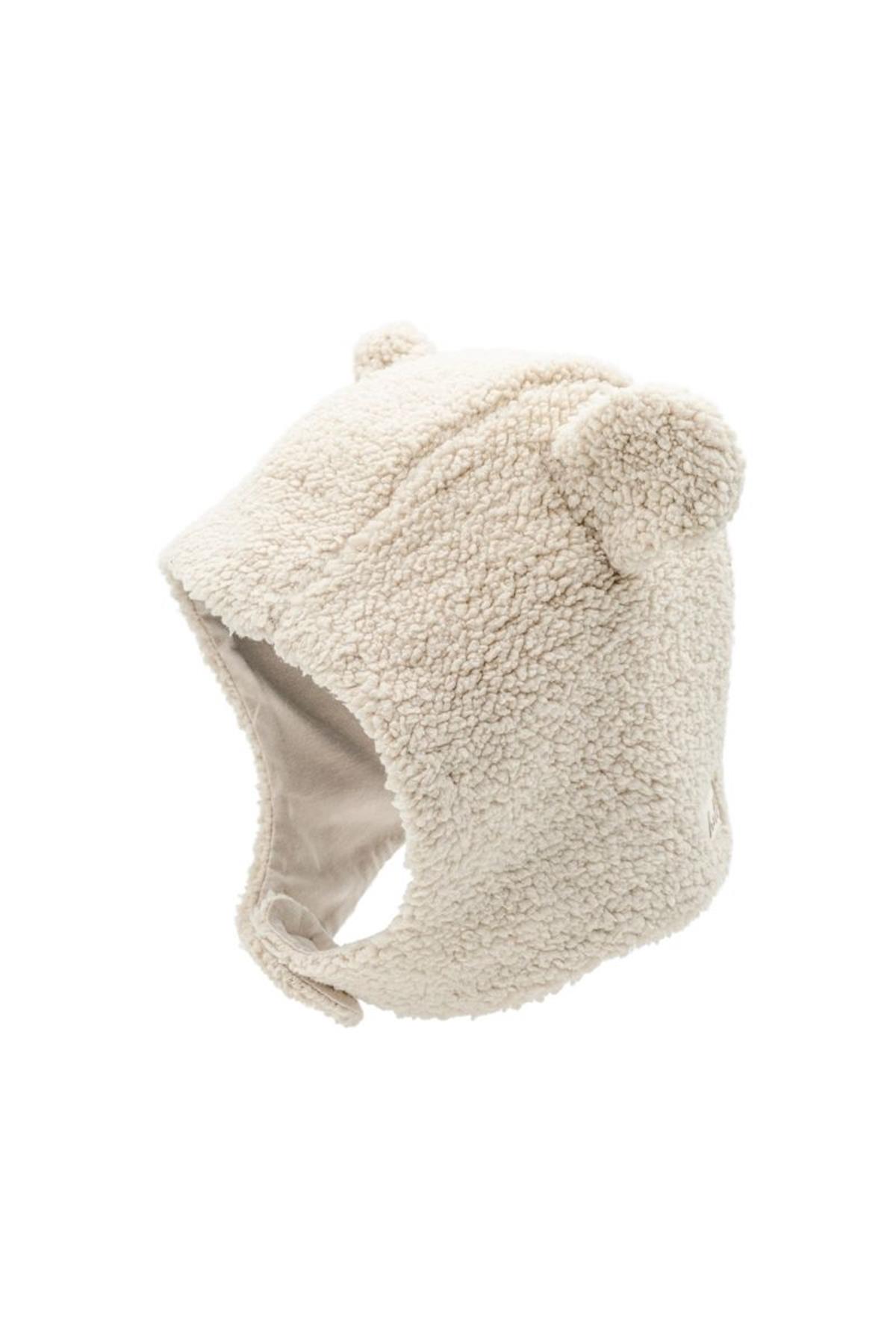 Miela Kids Ayı Kulaklı Peluş Bere - Bej