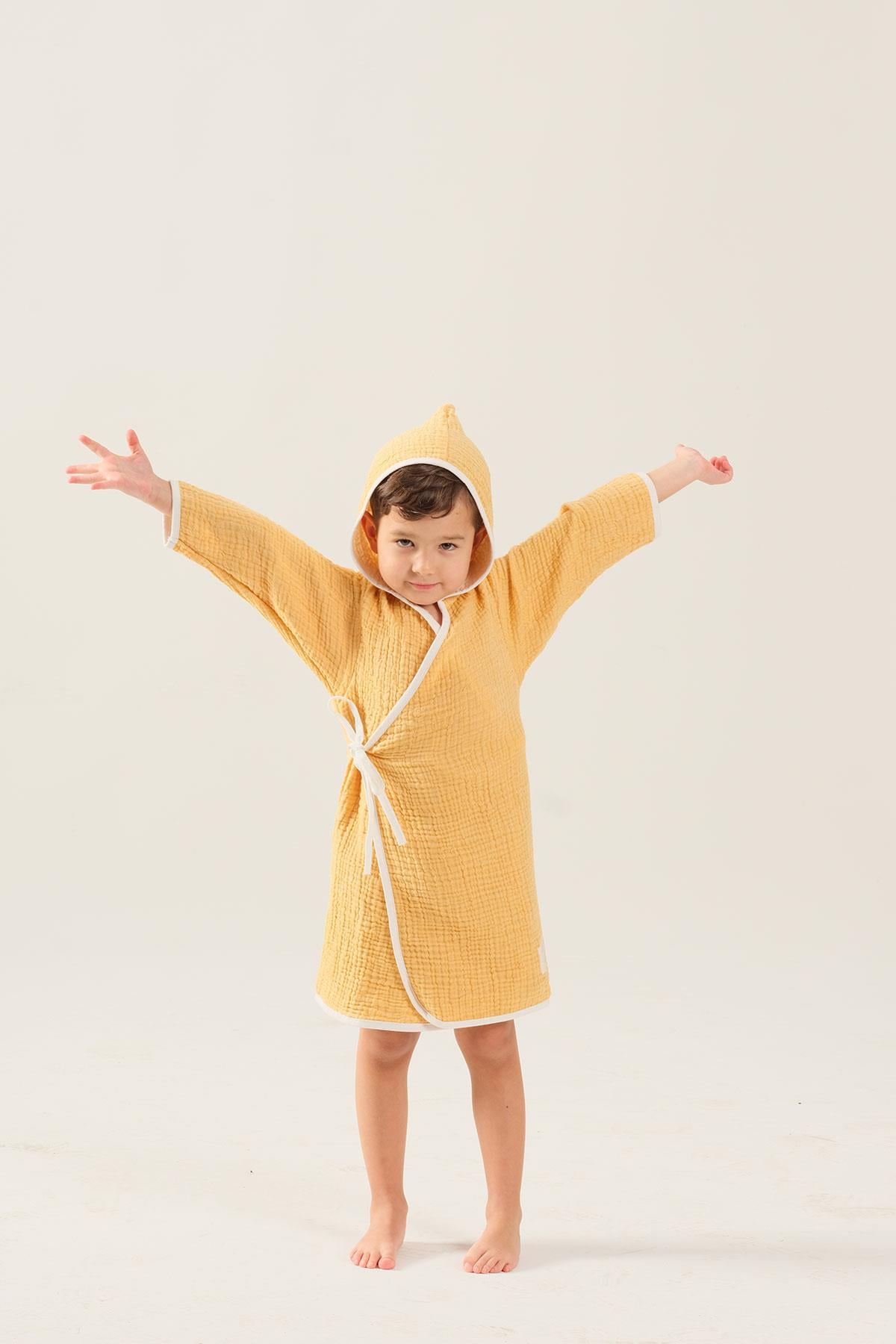 Miela Kids Marshmallow Kimono Bornoz - Balsarısı