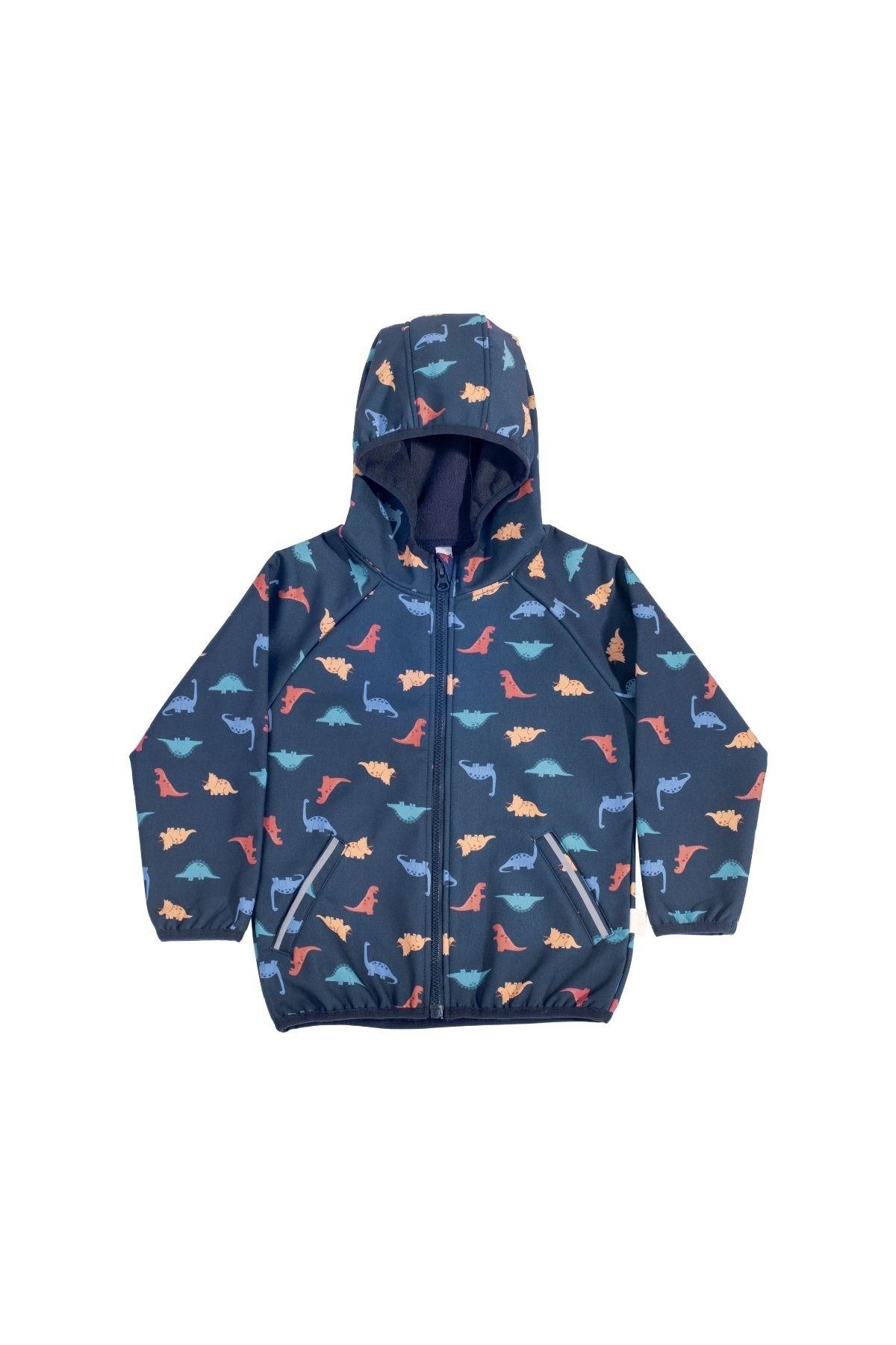 Miela Kids Su Tutmaz Softshell Desenli Ceket - Dinoland