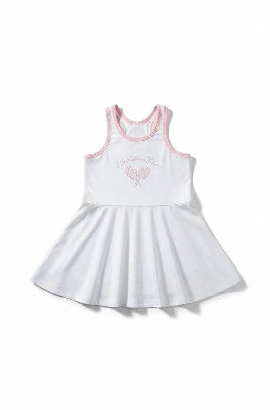 Miela Kids Tennis Club Kız Çocuk Tenis Elbisesi - Beyaz
