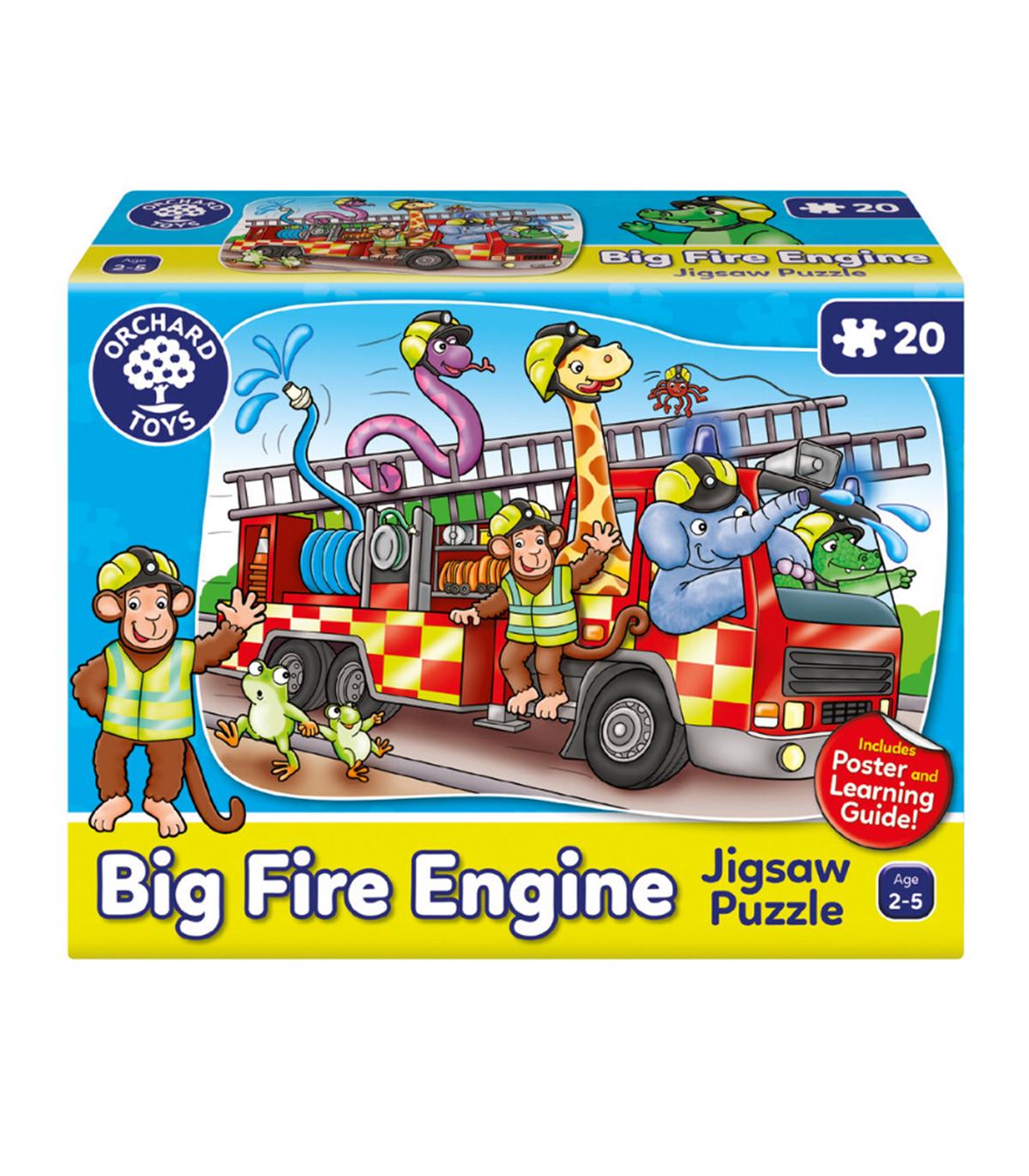 Orchard Toys Big Fire Engine Puzzle (20 Parça) 2 - 5 Yaş