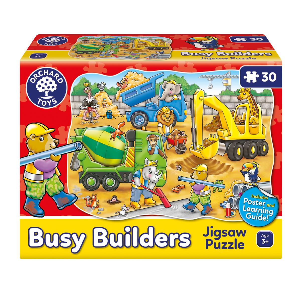 Orchard Toys Busy Builders Puzzle (30 Parça) 3 Yaş+