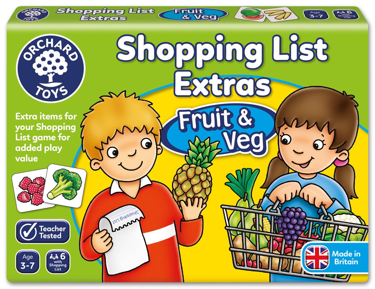 Orchard Toys Shopping List Fruit and Veg 3 - 7 Yaş
