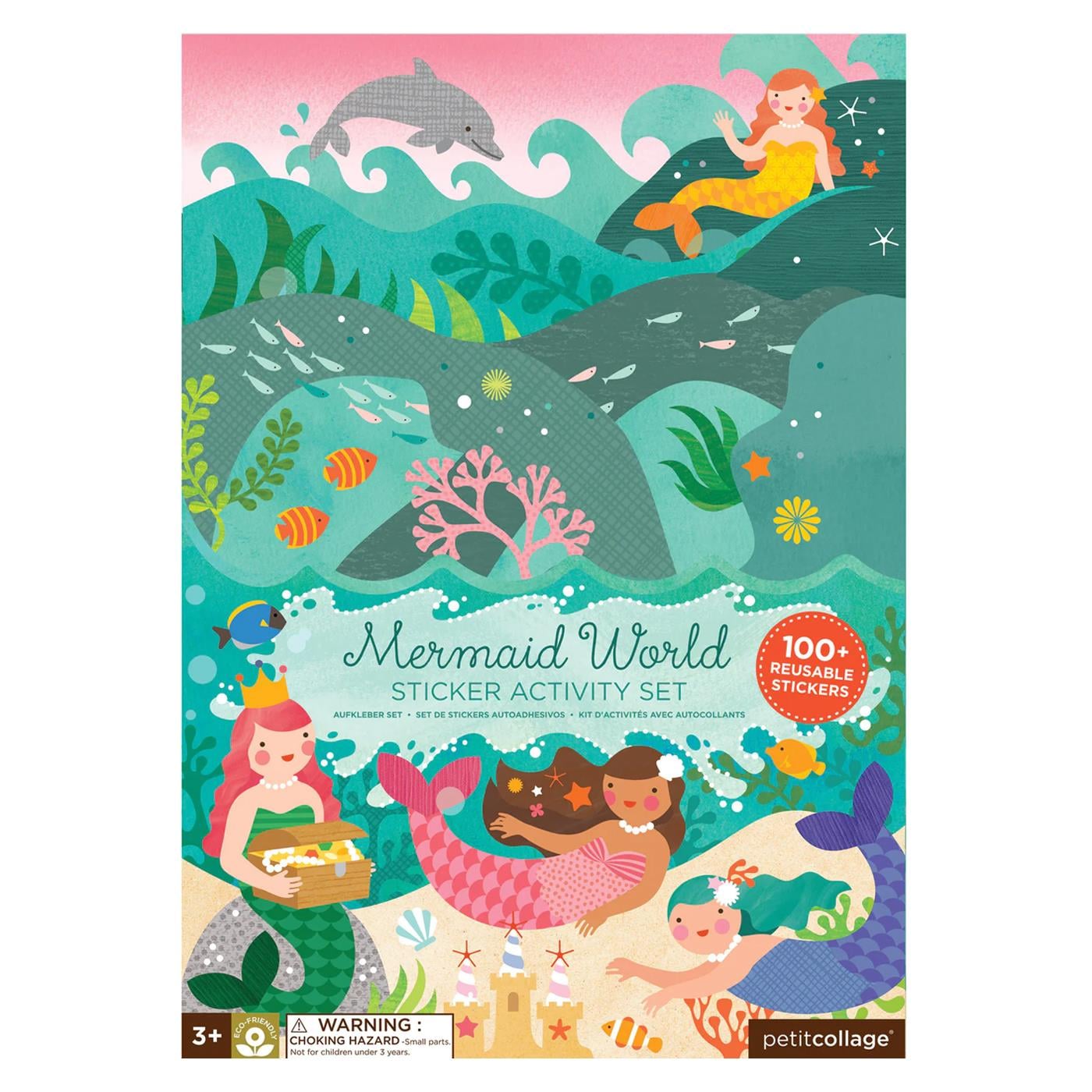 Petit Collage Çıkartma Aktivite Seti - Mermaid World