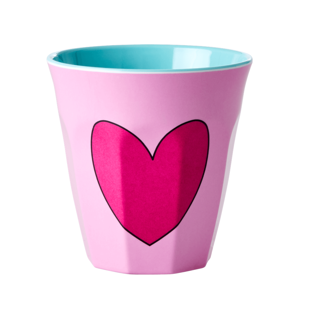 Riceteria Melamin Bardak - Pink Heart