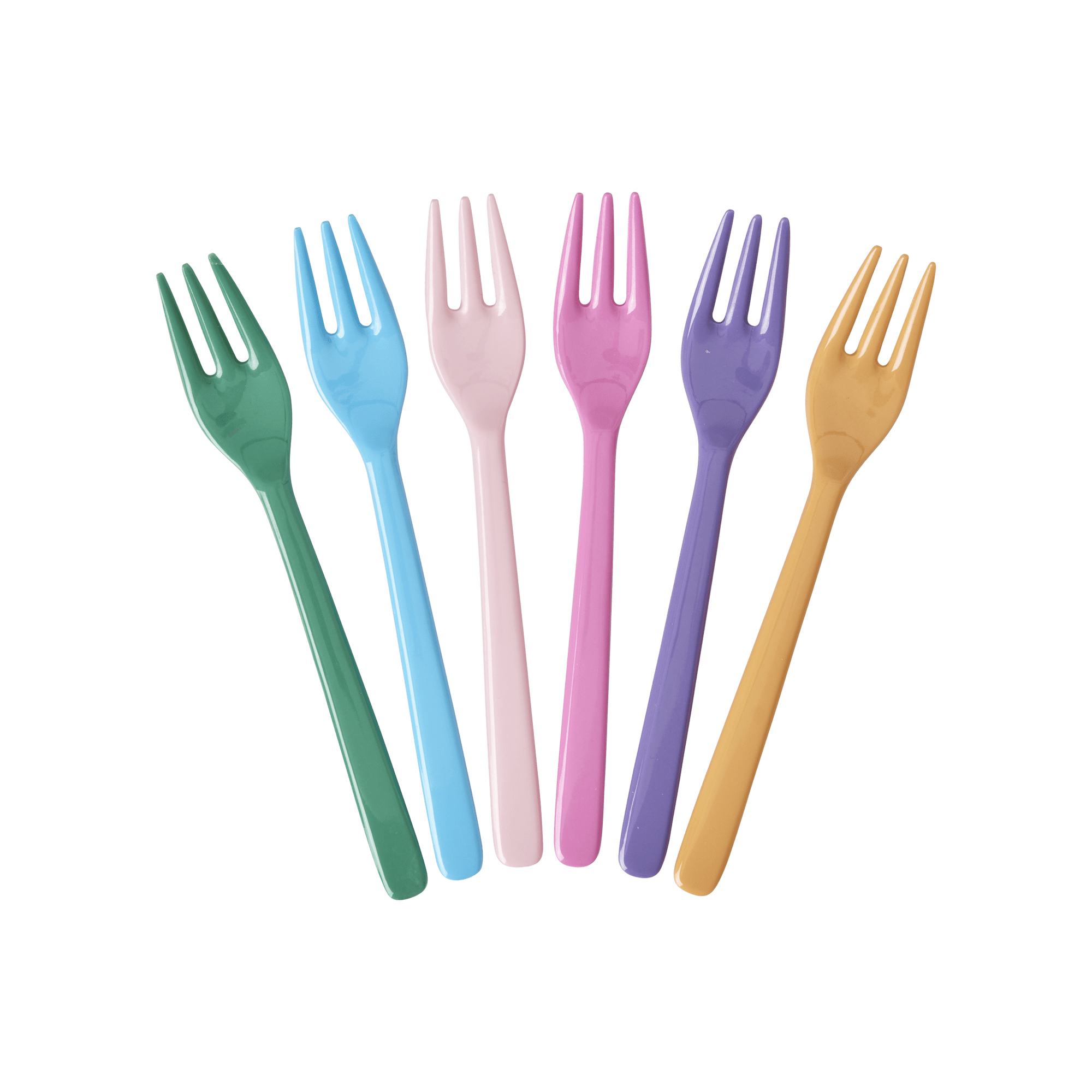 Riceteria Melamin Tatlı Çatalı 6'lı Set