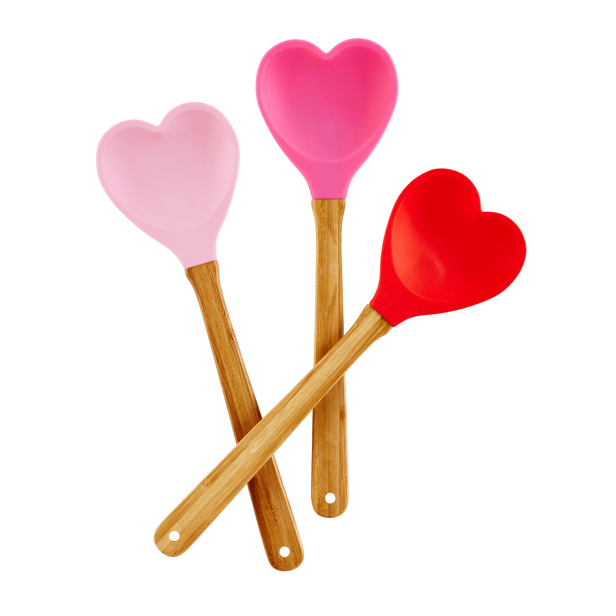 Riceteria Silikon Spatula - Kalp