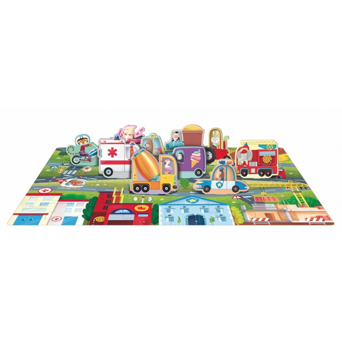 Sassi Learn Shapes with Vehicles