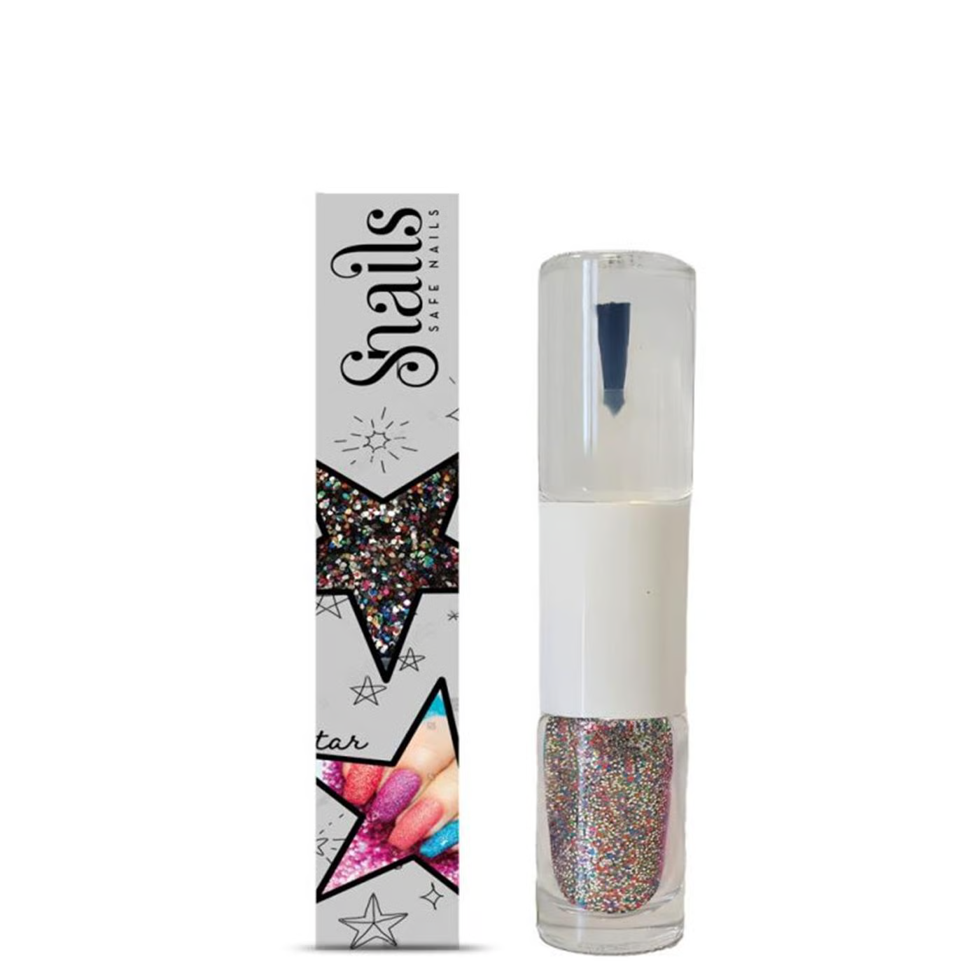 Snails Simli Tırnak Cilası - Dust Multi Color