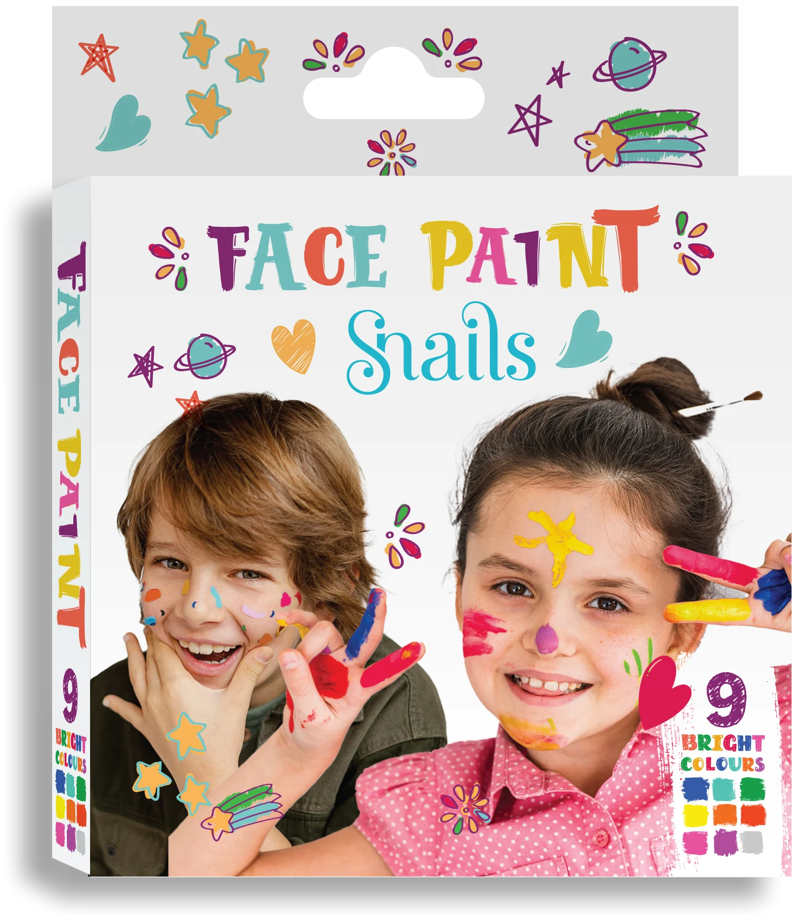 Snails Yüz Boyama Paleti - Pastel Renkler