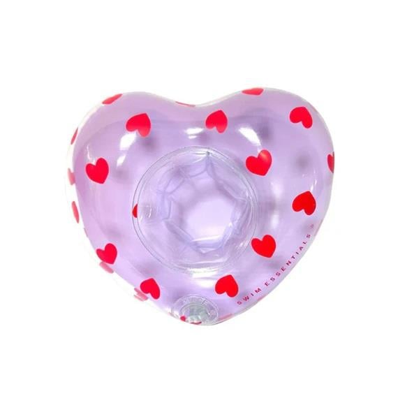 Swim Essentials Hearts Lila Bardak Tutucu