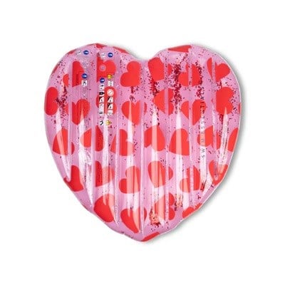 Swim Essentials Red Hearts Şişme Deniz ve Havuz Yatağı 150cm