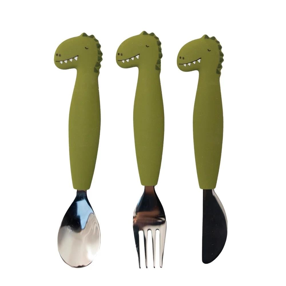 Trixie Mr. Dino Çatal Bıçak Takımı 3' lü setı
