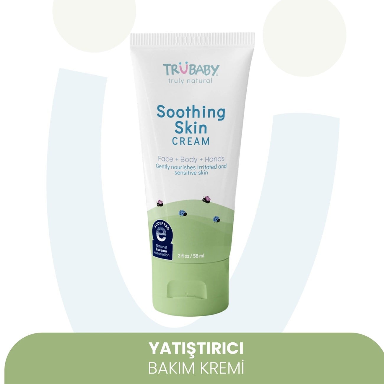 Trukid - Trubaby Egzama Eğilimli Ciltler için Yatıştırıcı Bakım Kremi 58 ml - Trubaby Soothing Skin Cream