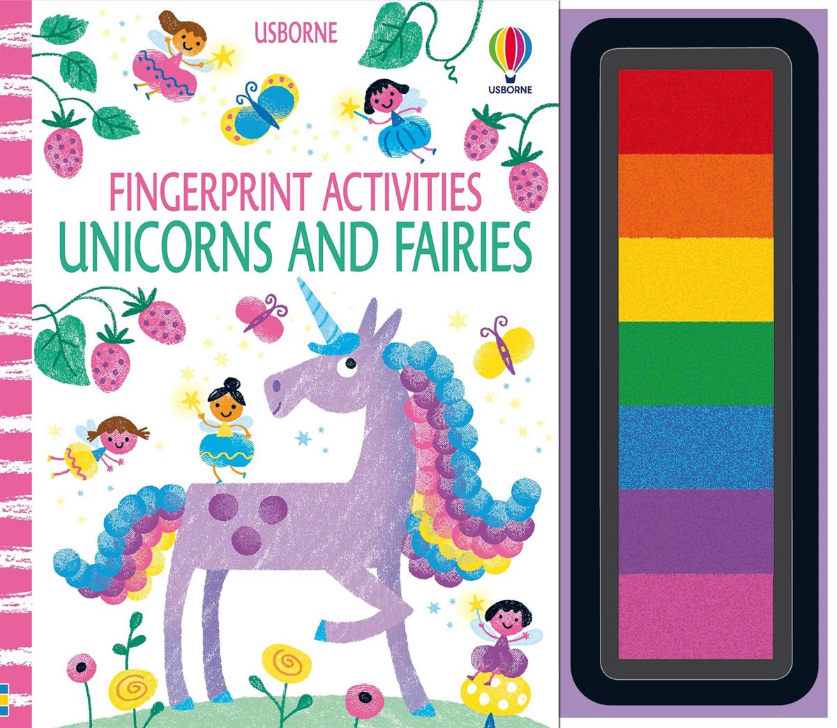 Usborne Fingerprint Activities Unicorn and Fairies