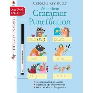 Usborne Key Skills Wipe-Clean Grammar & Punctuation 5 - 6
