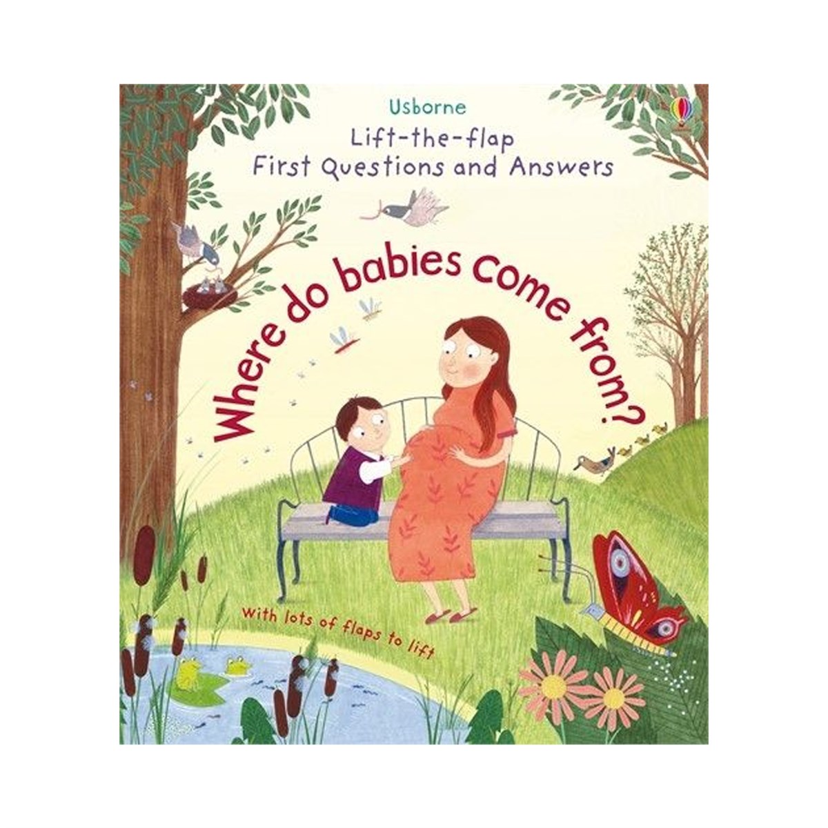 Usborne Lift-The-Flap First Questions & Answers Where Do Babies Come from?