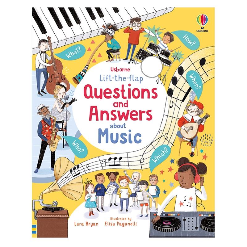 Usborne Lift the Flap Questions and Answers about Music