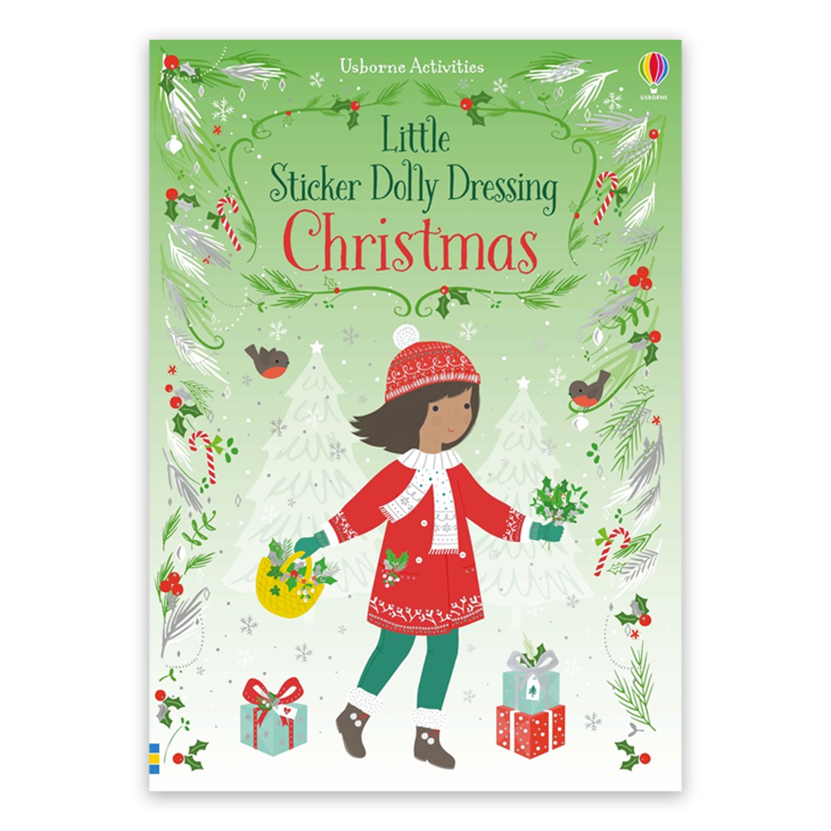 Usborne Little Sticker Dolly Dressing Chrismas