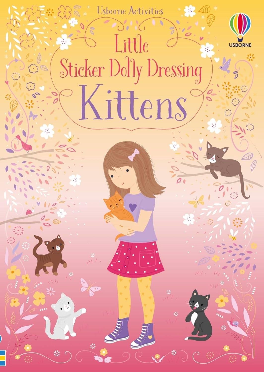 Usborne Little Sticker Dolly Dressing Kitten 