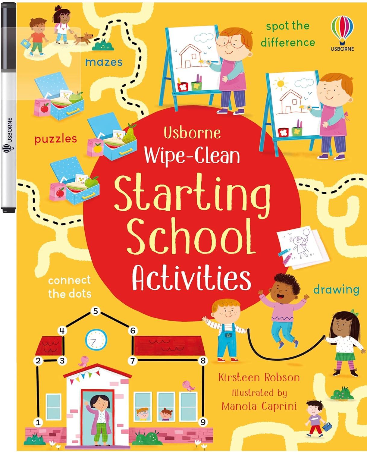 Usborne Wipe-Clean Starting School Activities