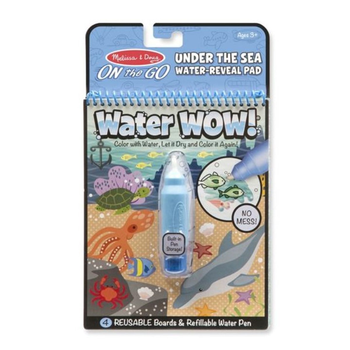 Water Wow! Su ile boyama kitabı-Deniz