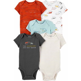 Carter's Layette Erkek Bebek 5'li Body Set 