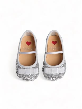 İpobomi Sparkle Bebek Babet - Silver