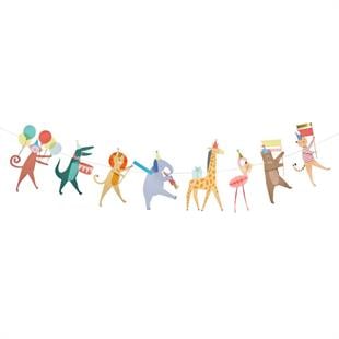 Meri Meri - Animal Parade Garland - Hayvan Geçit Töreni Asılan Süs