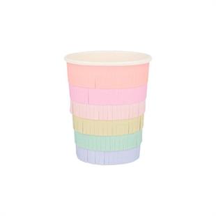 Meri Meri - Rainbow Sun Cups - Gökkuşağı Güneşli Bardaklar - 8'li