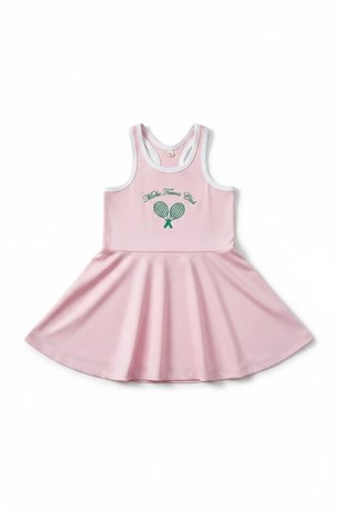 Miela Kids Tennis Club Kız Çocuk Tenis Elbisesi - Candy Pink