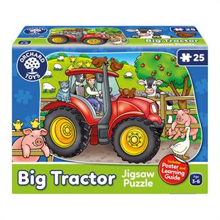 Orchard Toys Big Tractor Puzzle 3 - 6 Yaş