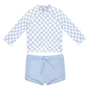 Sand Mother Groovy Checker Boys Set