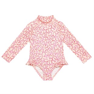 Sand Mother Long Sleeve Swimsuit - Lilac Blossomuit