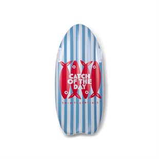Swim Essentials Cath Of The Day Surfboard Tutacaklı Şişme Deniz ve Havuz Yatağı 120 cm
