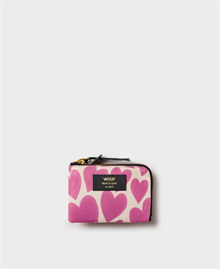 Wouf Pink Love Card Holder - Pembe Kalp Kartlık