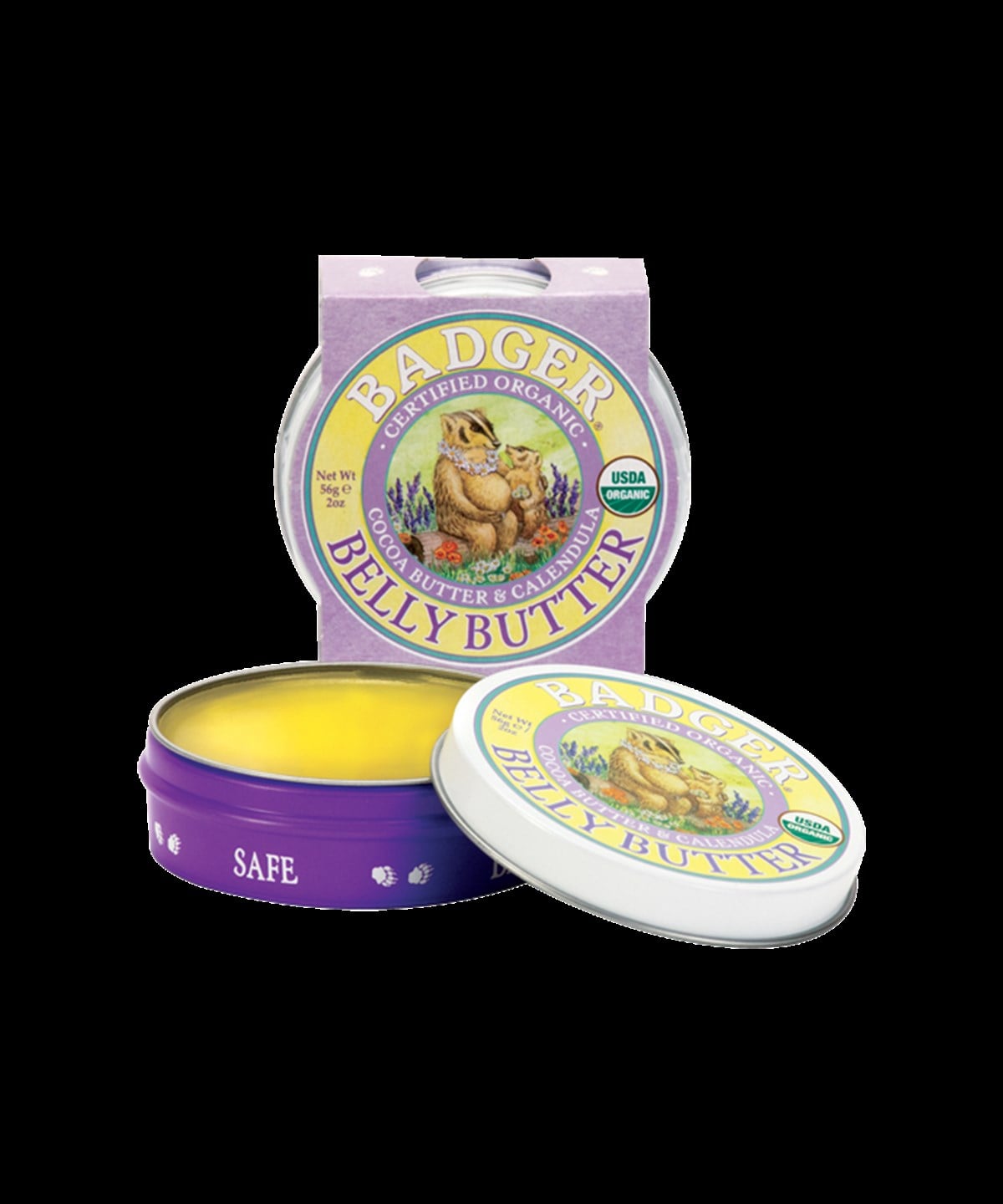 Badger Karın Bölgesi Nemlendirici Krem / Belly Butter
