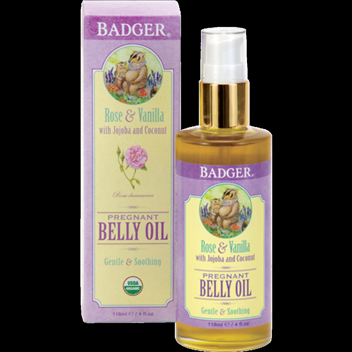 Badger Karın Bölgesi Nemlendirici Yağ / Belly Oil