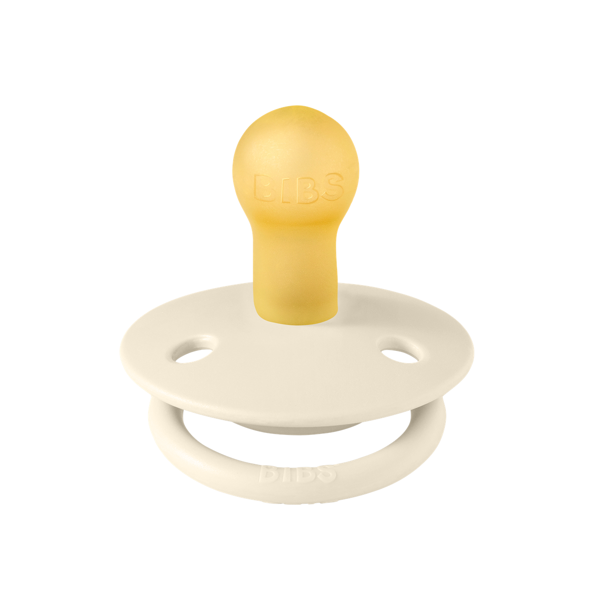 Bibs De Lux Kauçuk Emzik - Ivory 0 - 36 Ay