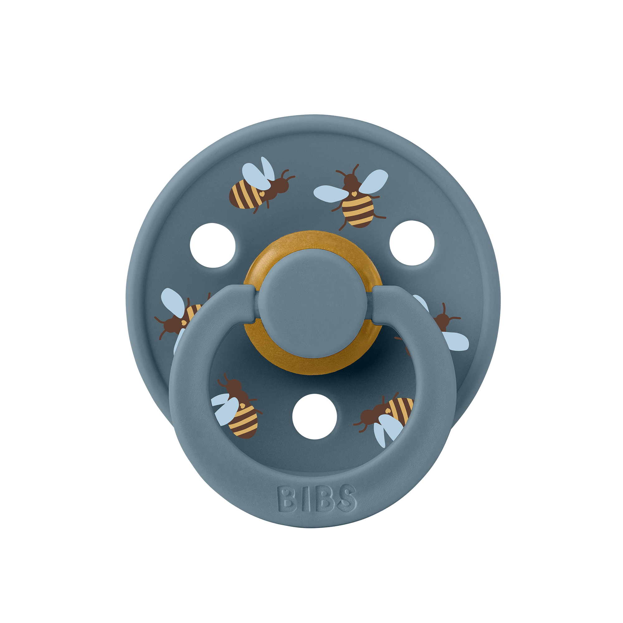 Bibs Studio Colour Kauçuk Bumblebee Friends Emzik - Petrol