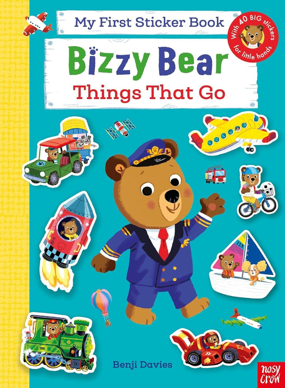 Bizzy Bear My First Sticker Book - Things That Go