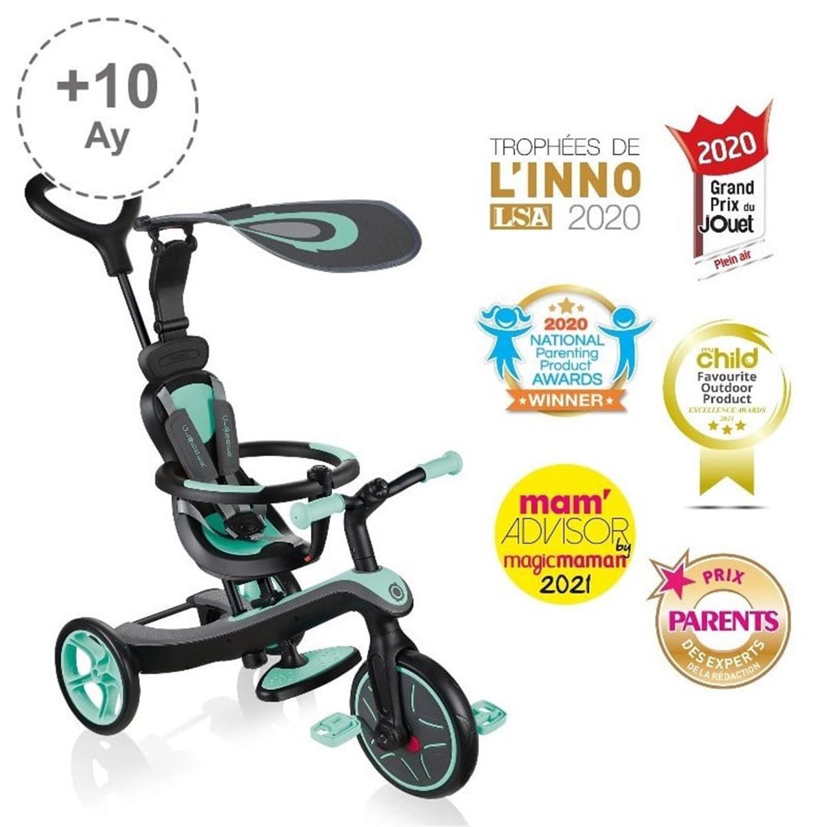 Globber Explorer 4 in 1 Bisiklet - Mint Yeşili